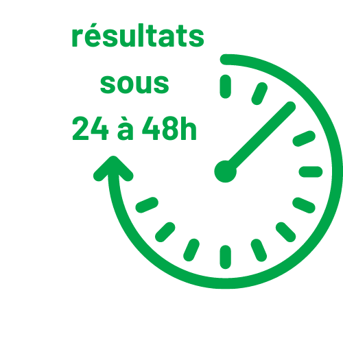 résultats Sanger sous 24 à 48h